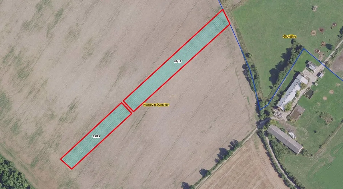 Prodej pole 9963 m²